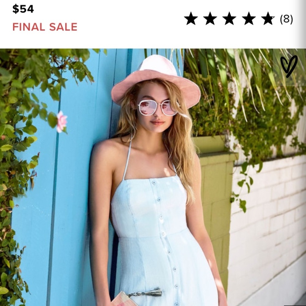 Stripped blue dress